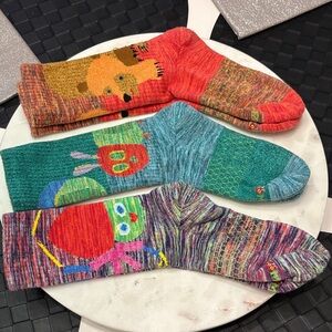 Bombas : Eric Carle socks  - Red, Green, Blue
